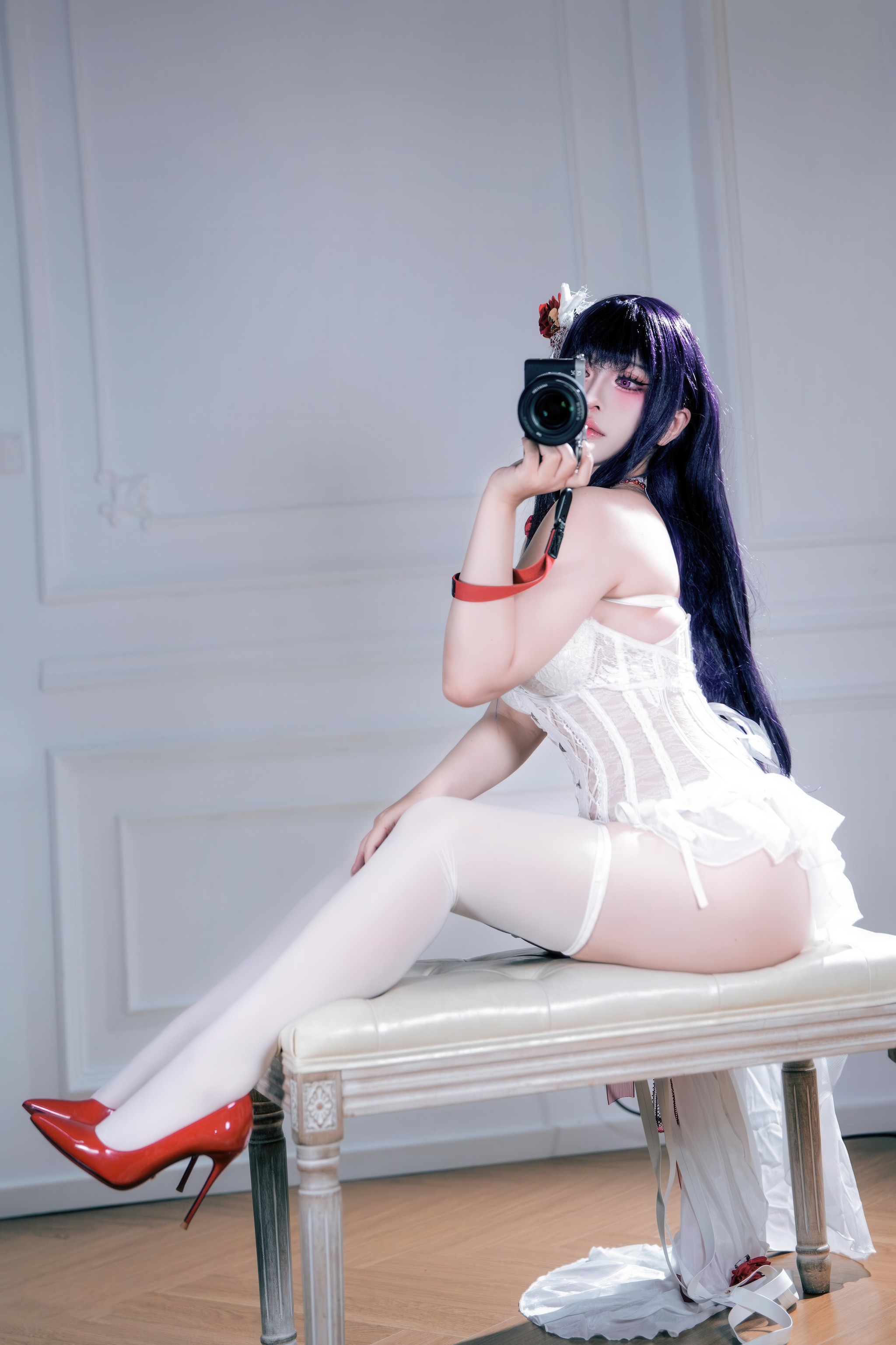 图片[1]-半半子 – NO.089 Nikke胜利女神 米哈拉 羁绊锁链[58P]-XikXak